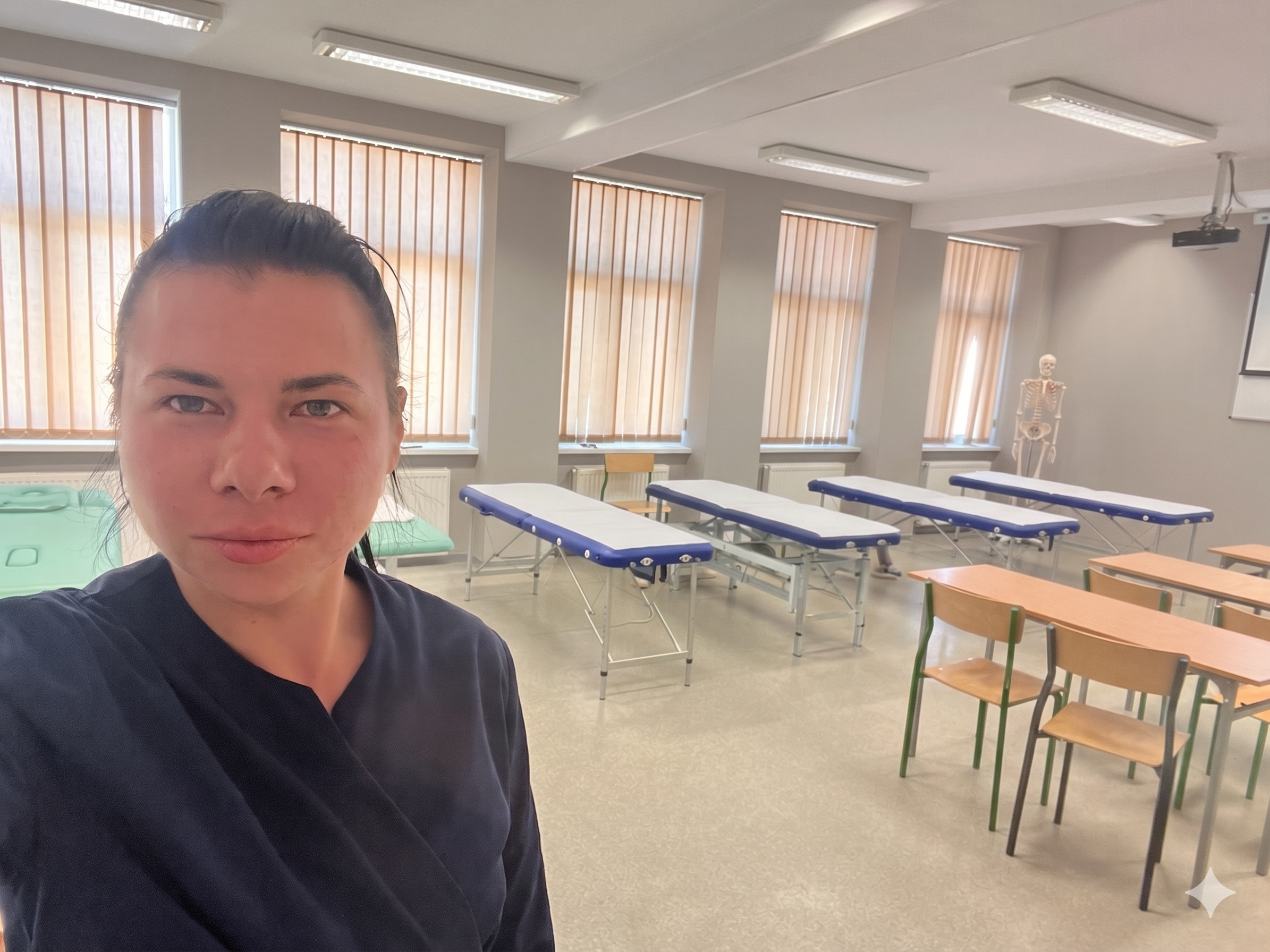 Kateryna w gabinecie